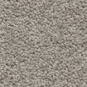 A close up of a pile of grey carpet.