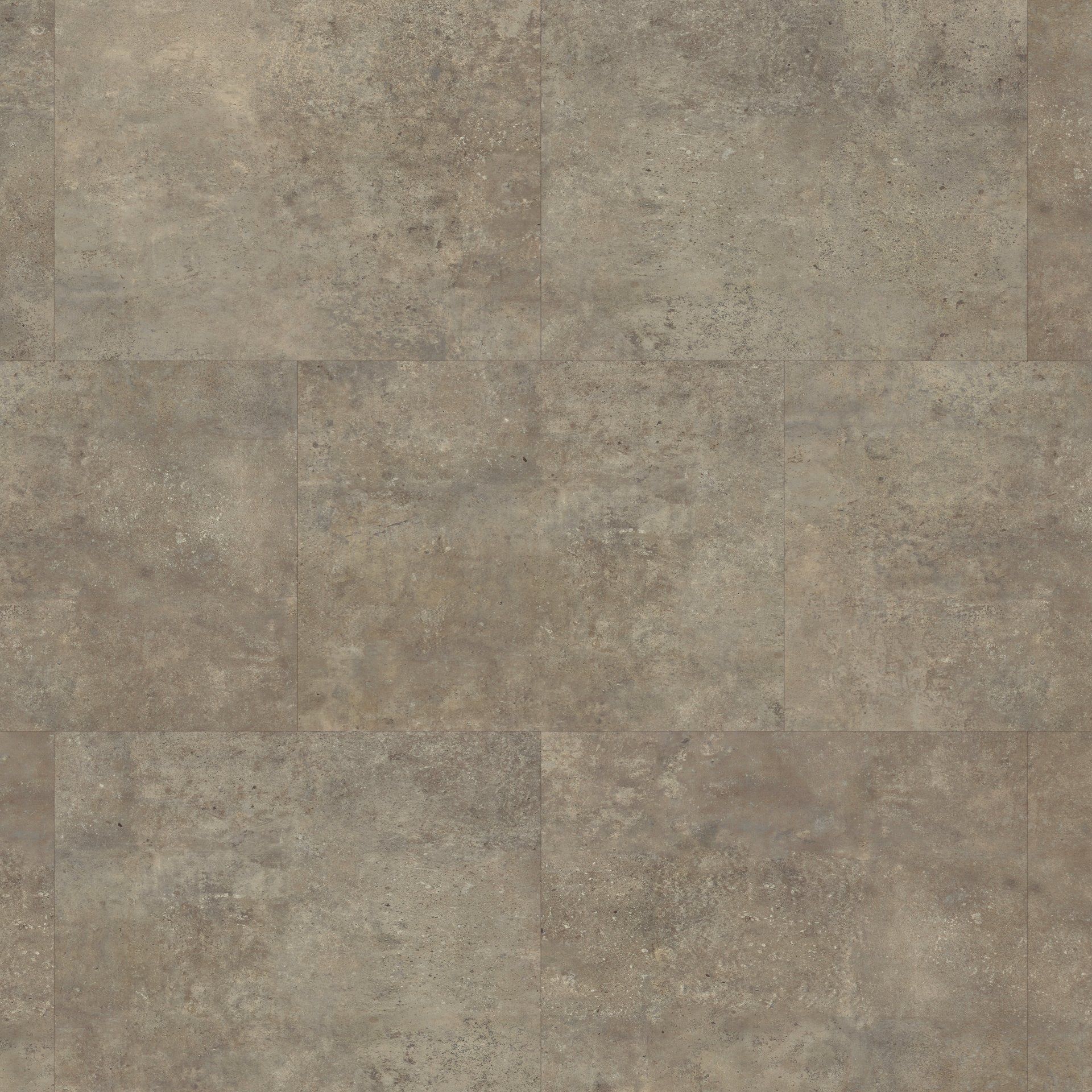 A close up of a tile floor with a concrete texture.