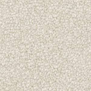 A close up of a white carpet texture.