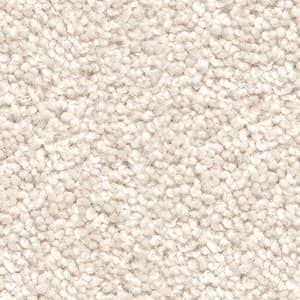 A close up of a white carpet texture.