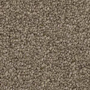 A close up of a brown carpet texture.
