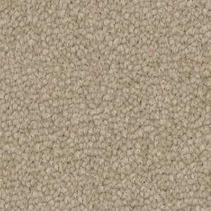 A close up of a beige carpet texture.