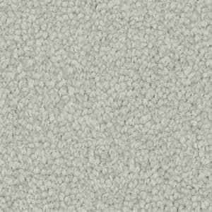 A close up of a white carpet texture.