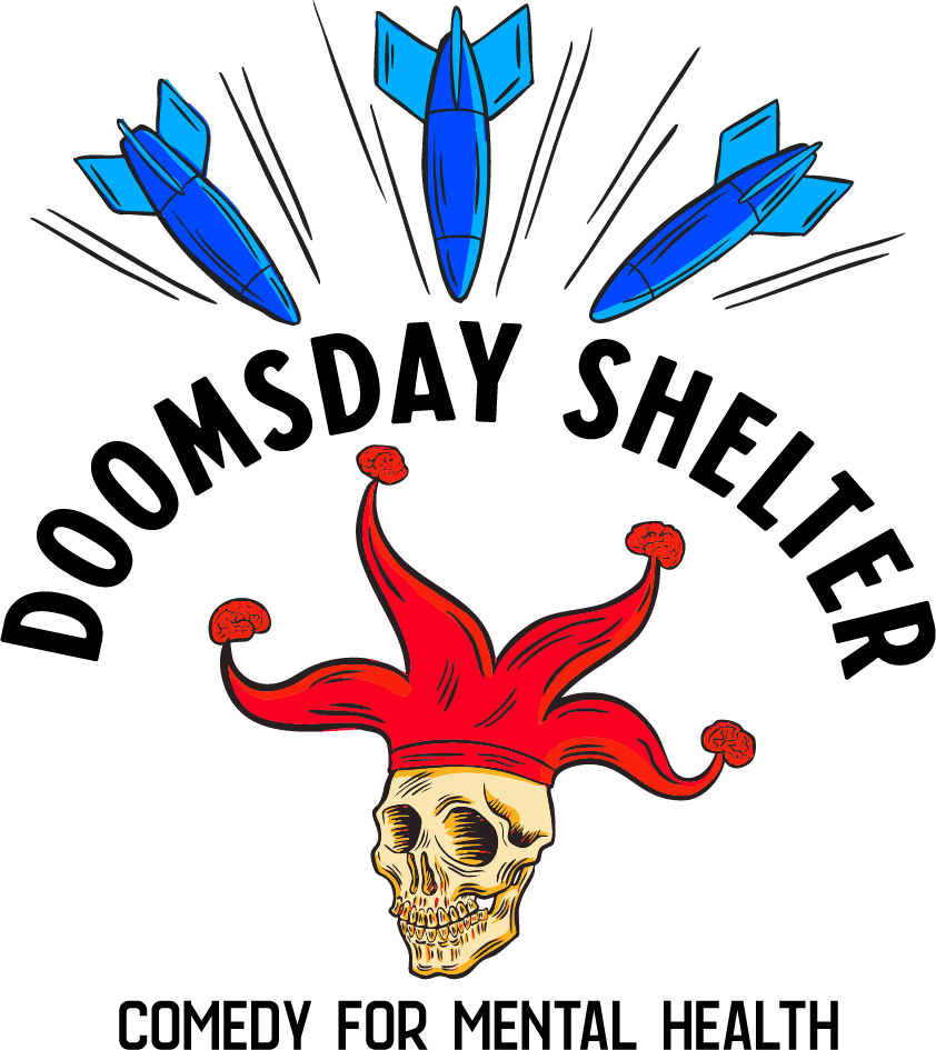 Logo: Skull with jester hat under 