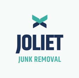 Logo for Joliet Junk Removal: dark blue 