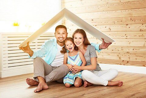 Used Home — Happy Family Holding Triangle Carton in Montgomery, AL