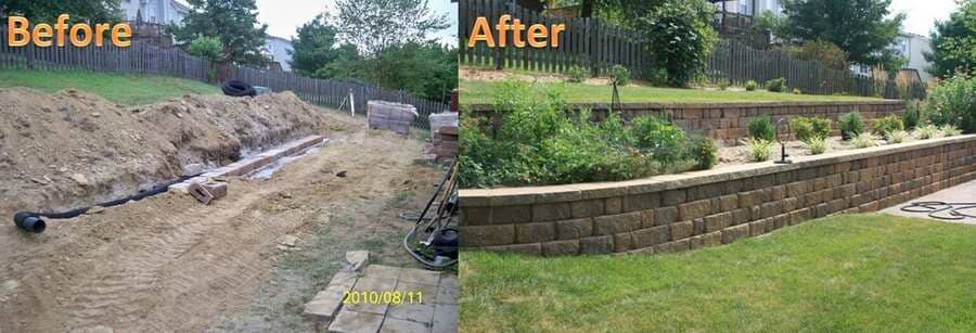 Garden Before and After — Landscape Services in Lexington, KY