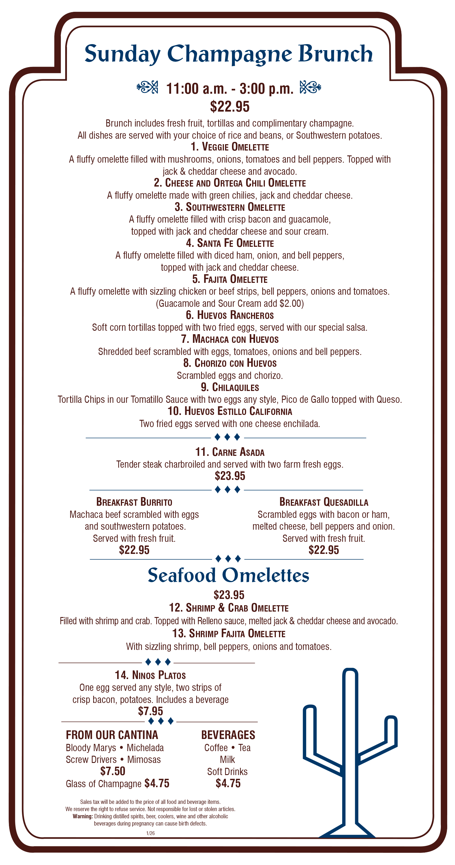 Don Jose Mexican Restaurant Sunday Brunch