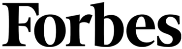 The forbes logo is black and white on a white background.