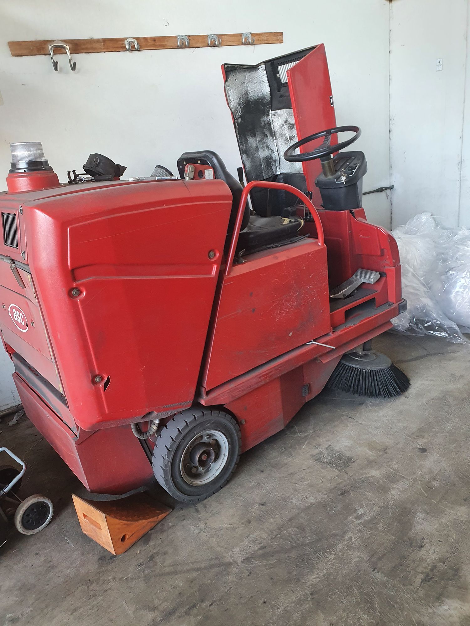 Red Scrubber & Sweeper — Wetherill Park, NSW — All Cleaning Equipment Repairs