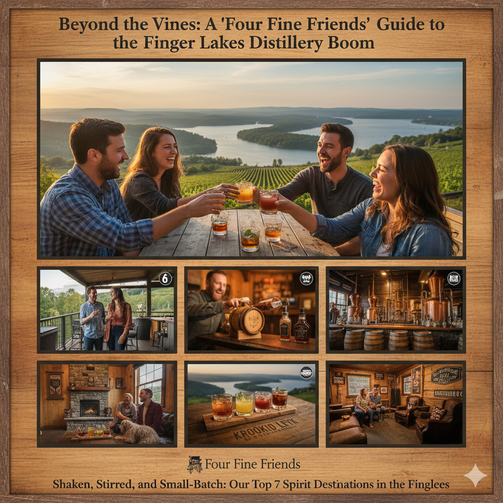 Explore the booming Finger Lakes distillery scene with us! From maple-infused bourbon to whipped-vod