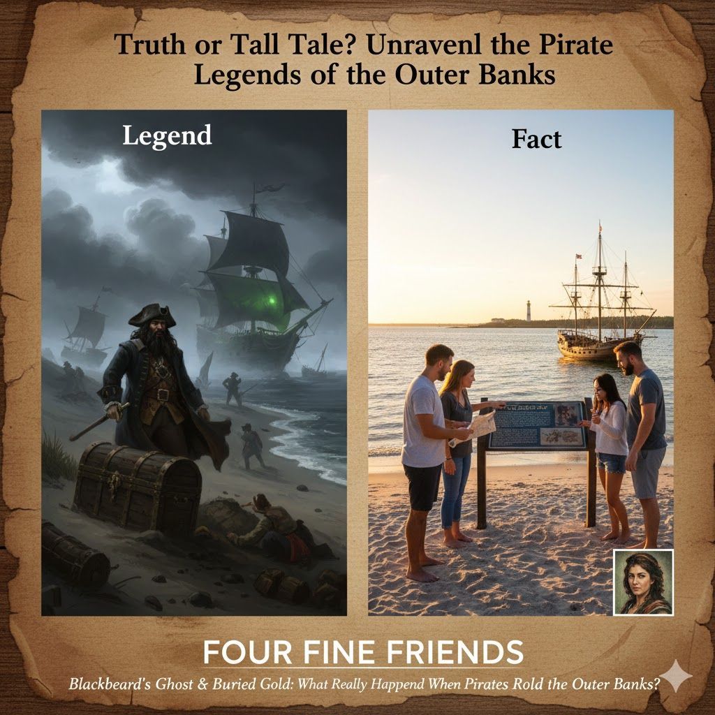 Blackbeard's Ghost & Buried Gold: What Really Happened When Pirates Ruled the Outer Banks?
