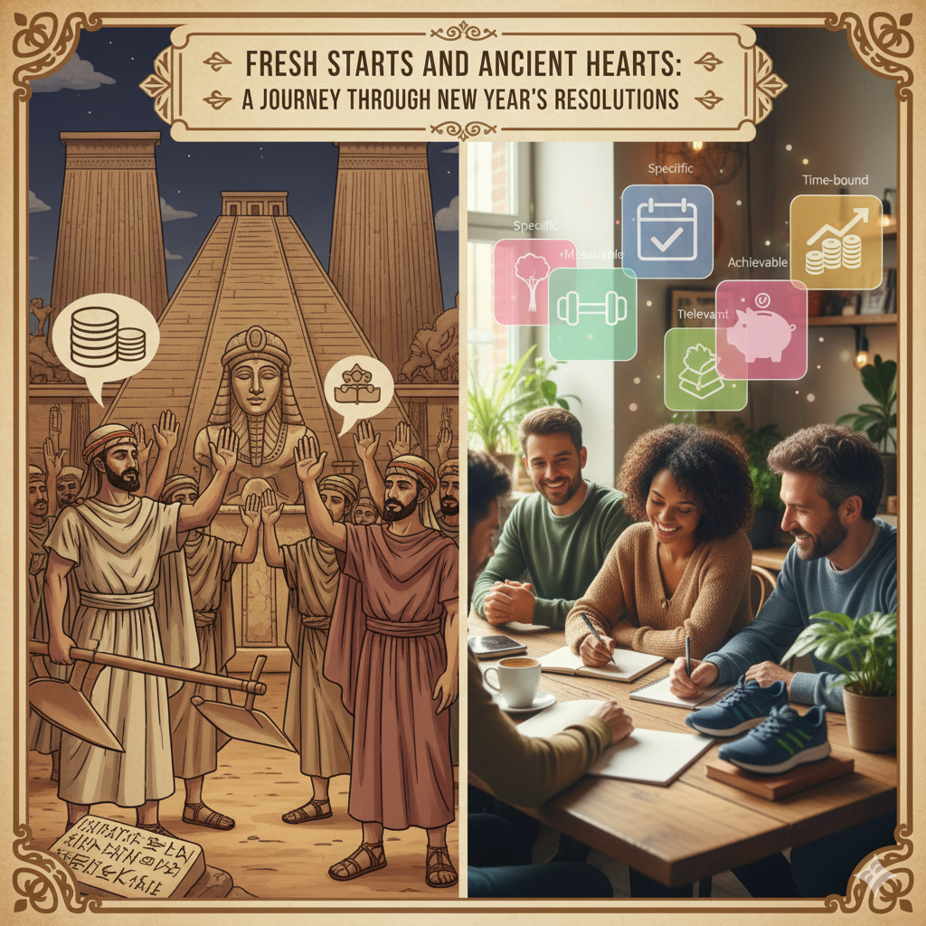 From Babylonian Plows to Modern Goals: The 4,000-Year Evolution of the New Year’s Resolution.