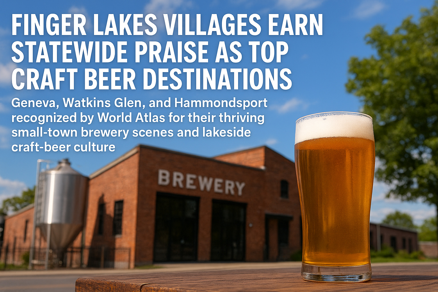 Three beloved Finger Lakes communities — Geneva, NY, Watkins Glen, NY and Hammondsport, NY — have re