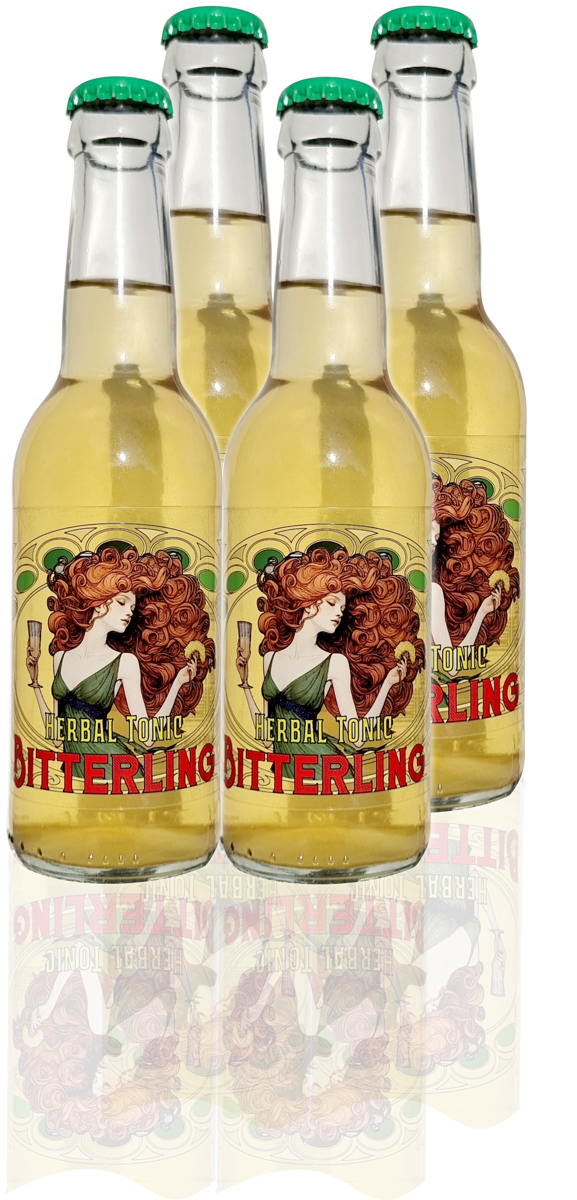 4 Flesjes Bitterling Herbal Tonic 250 ml