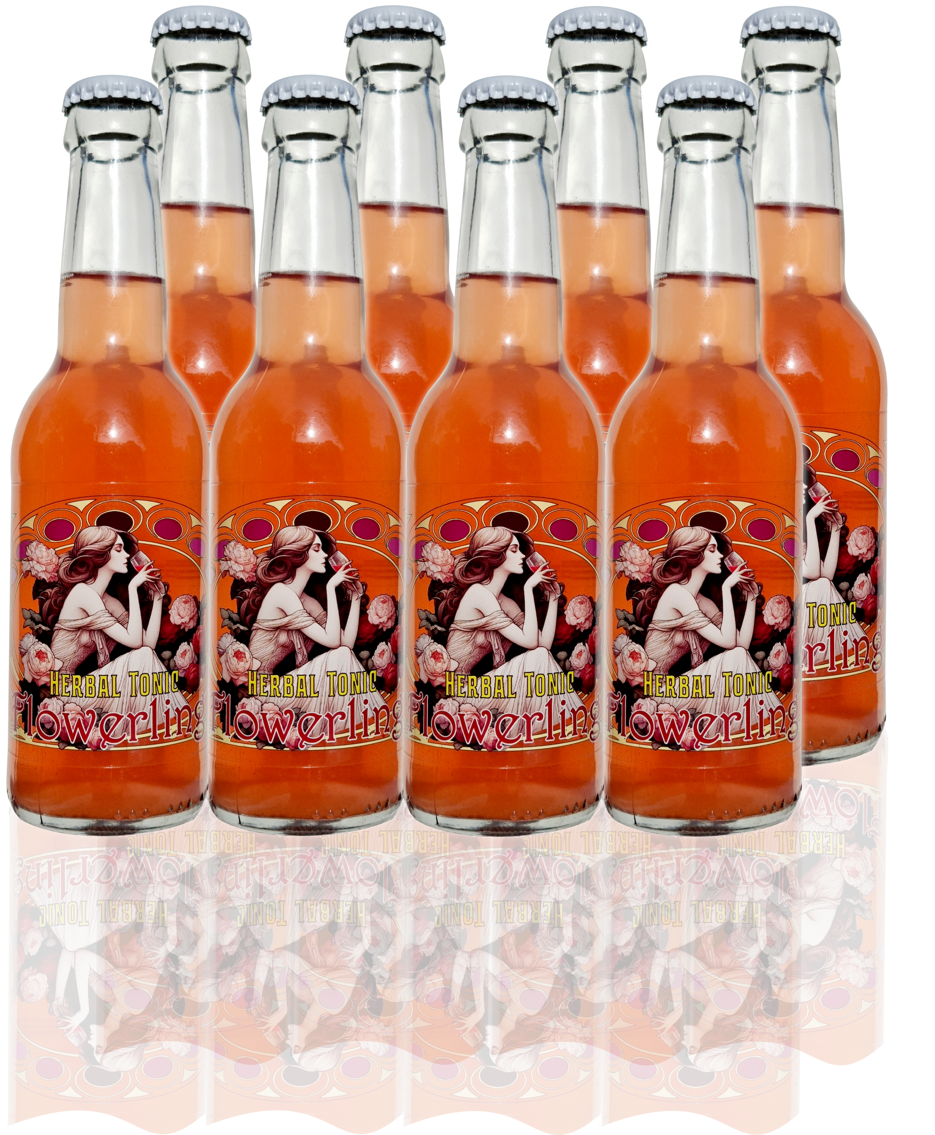 8 Flesjes Flowerling 250 ml