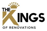 Logo: "The Kings of Renovations" with a gold "K" topped with a crown.