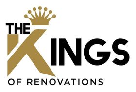 Logo: "The Kings of Renovations" with a gold "K" topped with a crown.