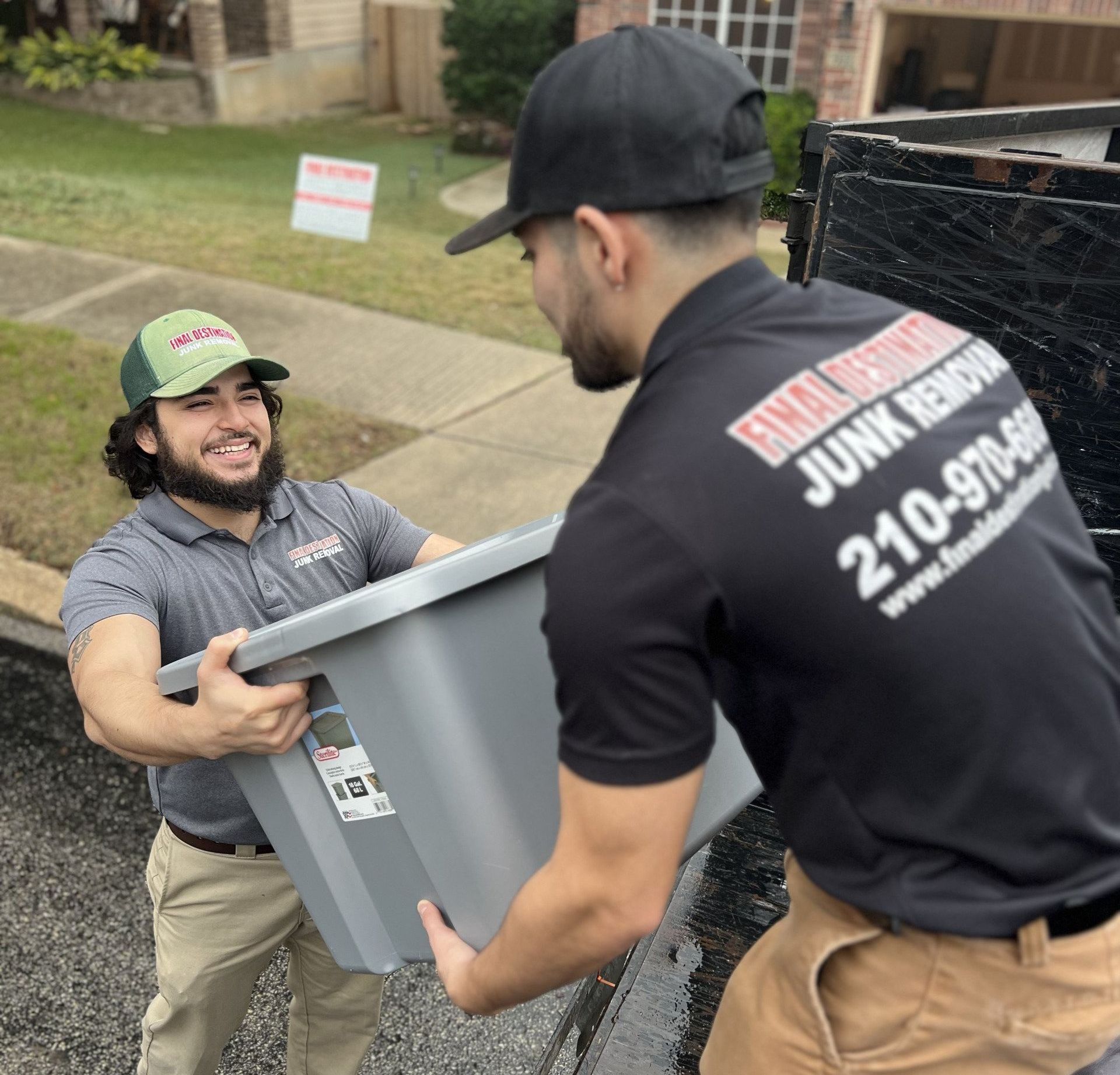 We're the highest rated junk removal service in Alamo Ranch. When you need to declutter your home or business, call Final Destination Junk Removal.