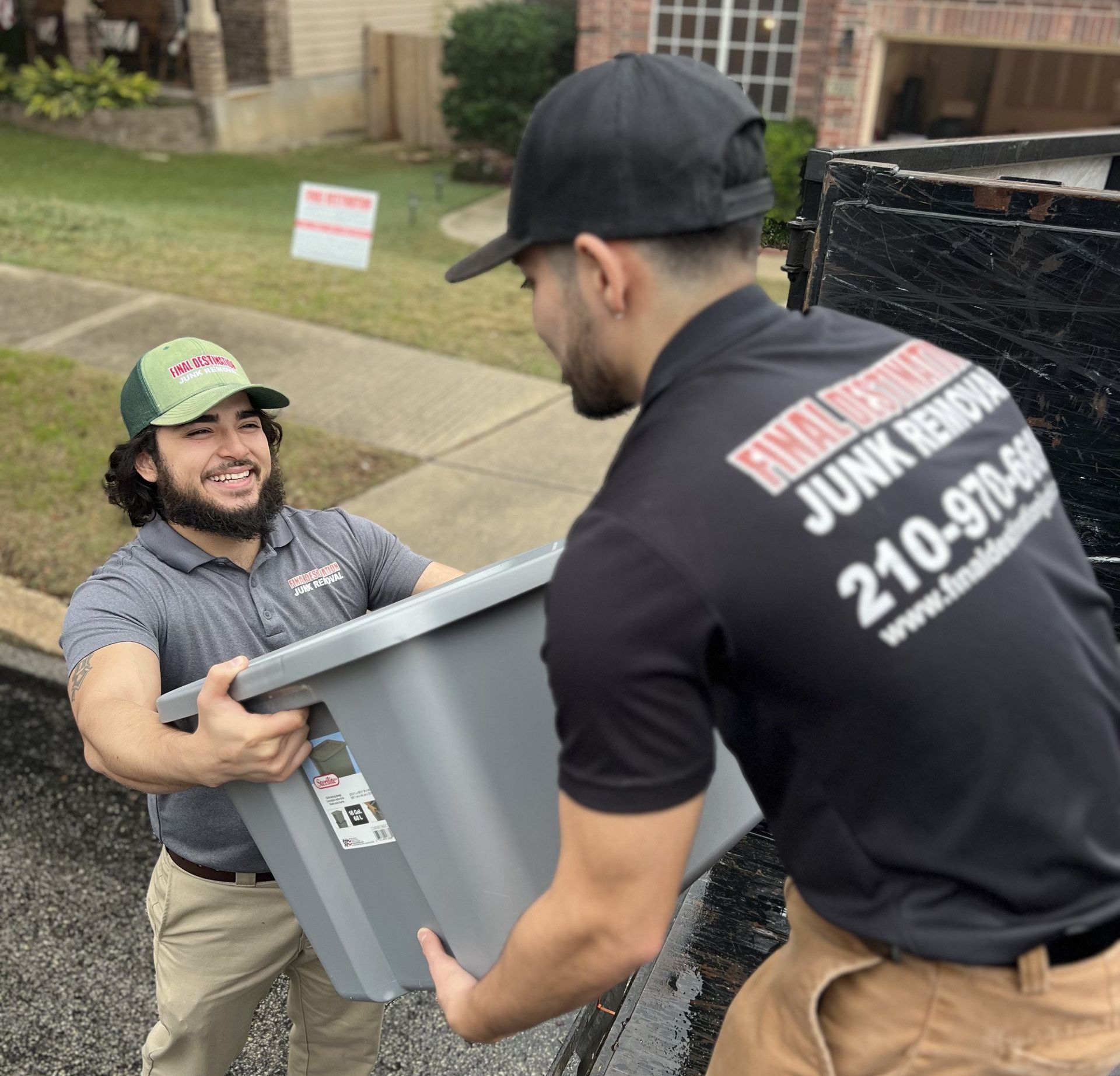 Need to get rid of my junk in Converse, TX? Call Final Destination, your local team of experts that specialize in hauling away junk. We take away junk to get donated, recycled, or disposal. We provide free junk pickup estimate for the local residents and business owners in Converse, Texas