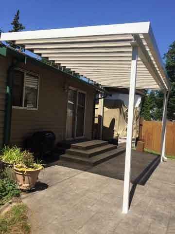 A White Pergola — Kirkland, WA — Action Installations LLC