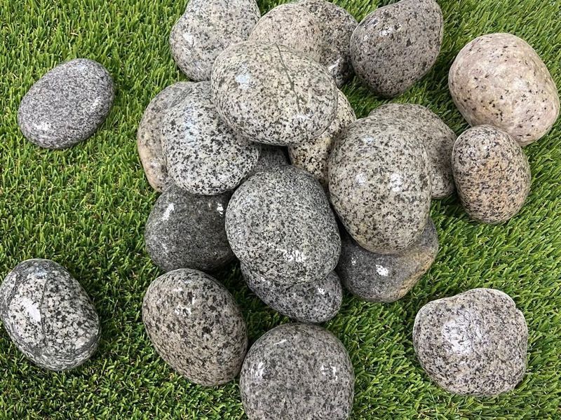 Speckled River Rock Wet