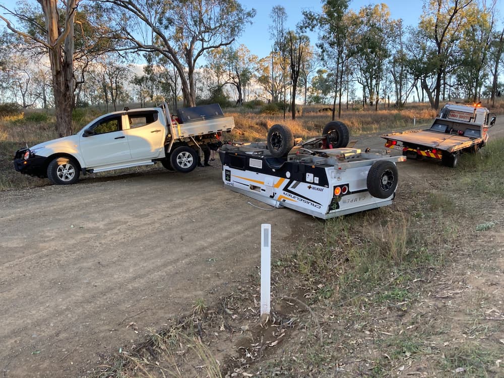 Accident Truck on Rescue  —  Highfields Towing in Highfields, QLD