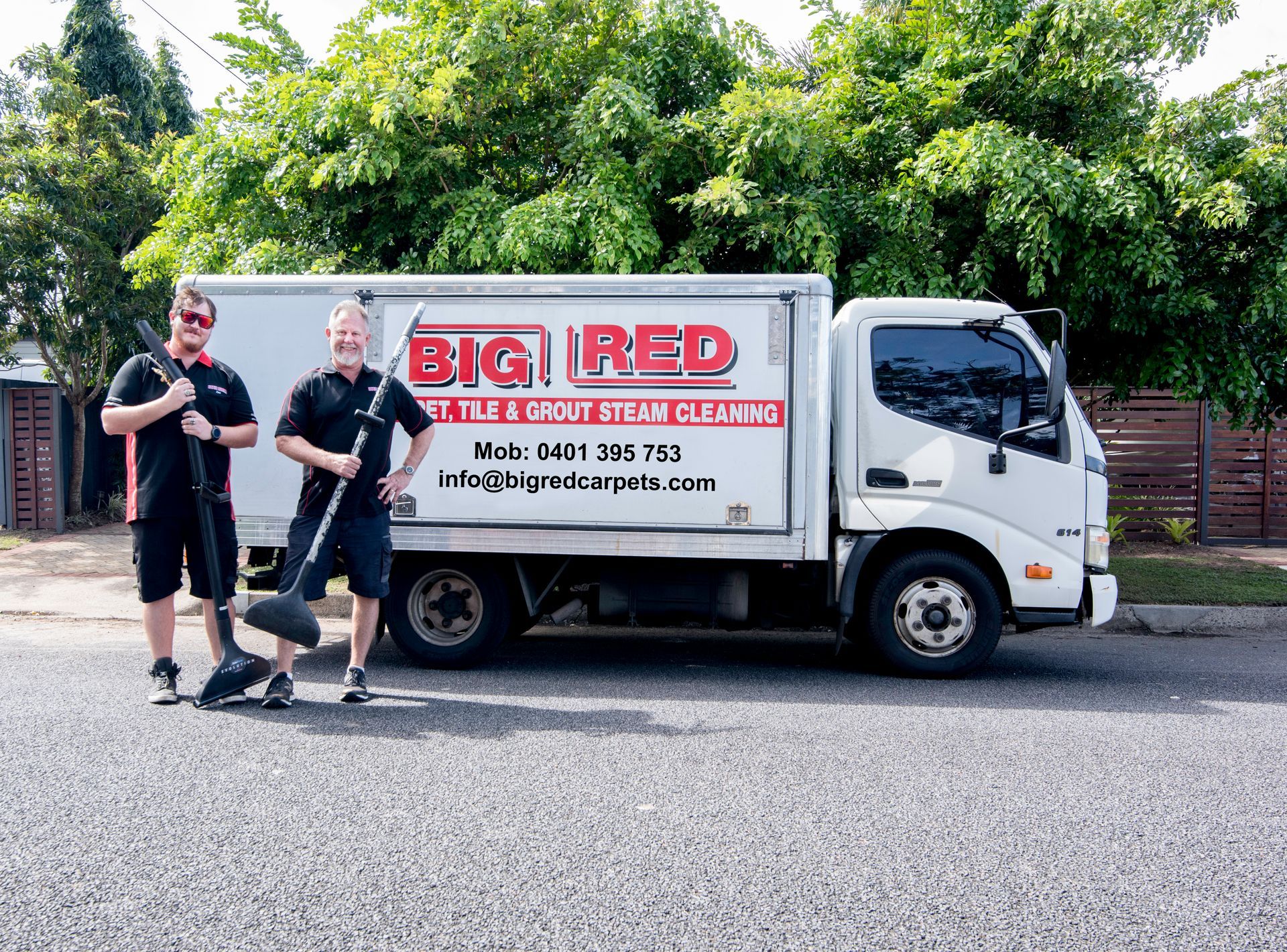 Truck — Cairns, QLD — Big Red Carpet Shampooing