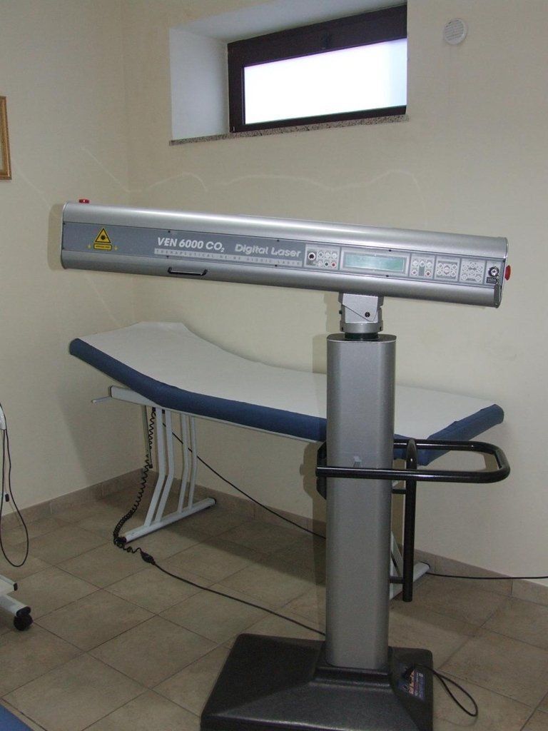 Macchinario per laserterapia