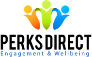 a logo for perks direct engagement and wellbeing