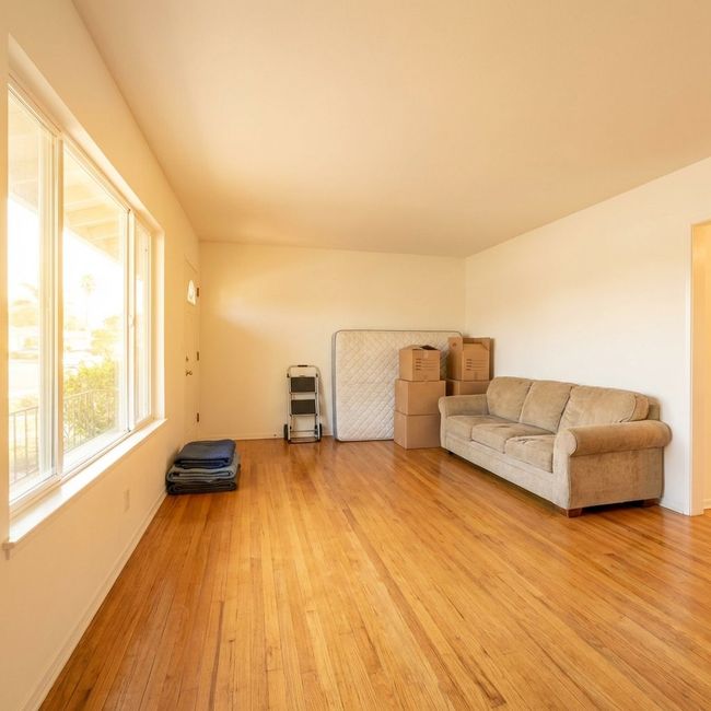 Empty living room after a professional moving cleanout service in Santee CA — Santee Junk Removal