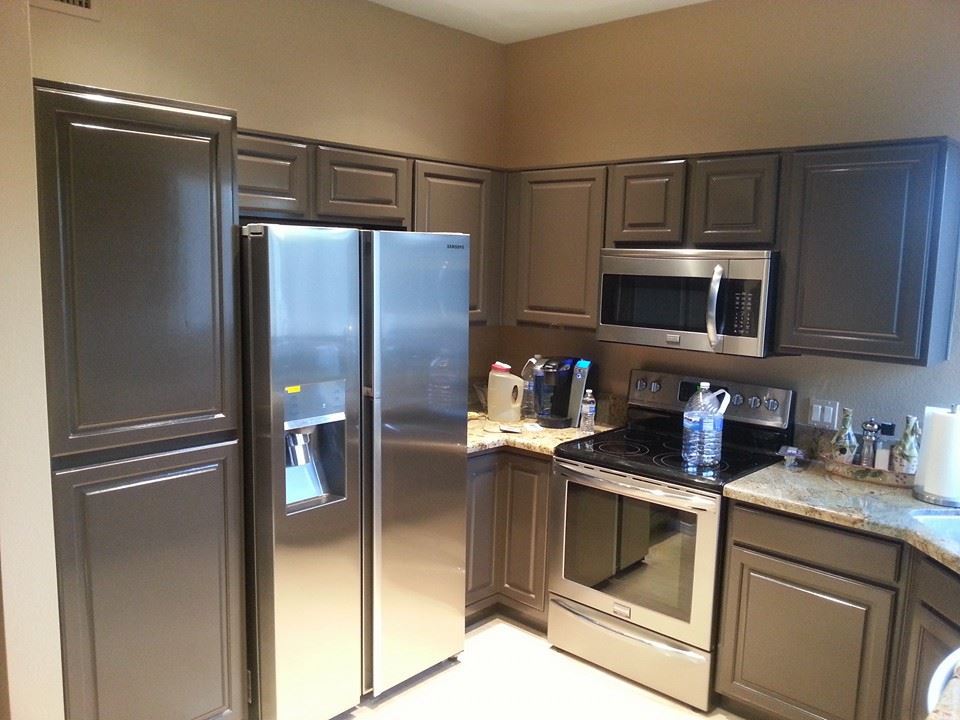 Cabinet refinishing