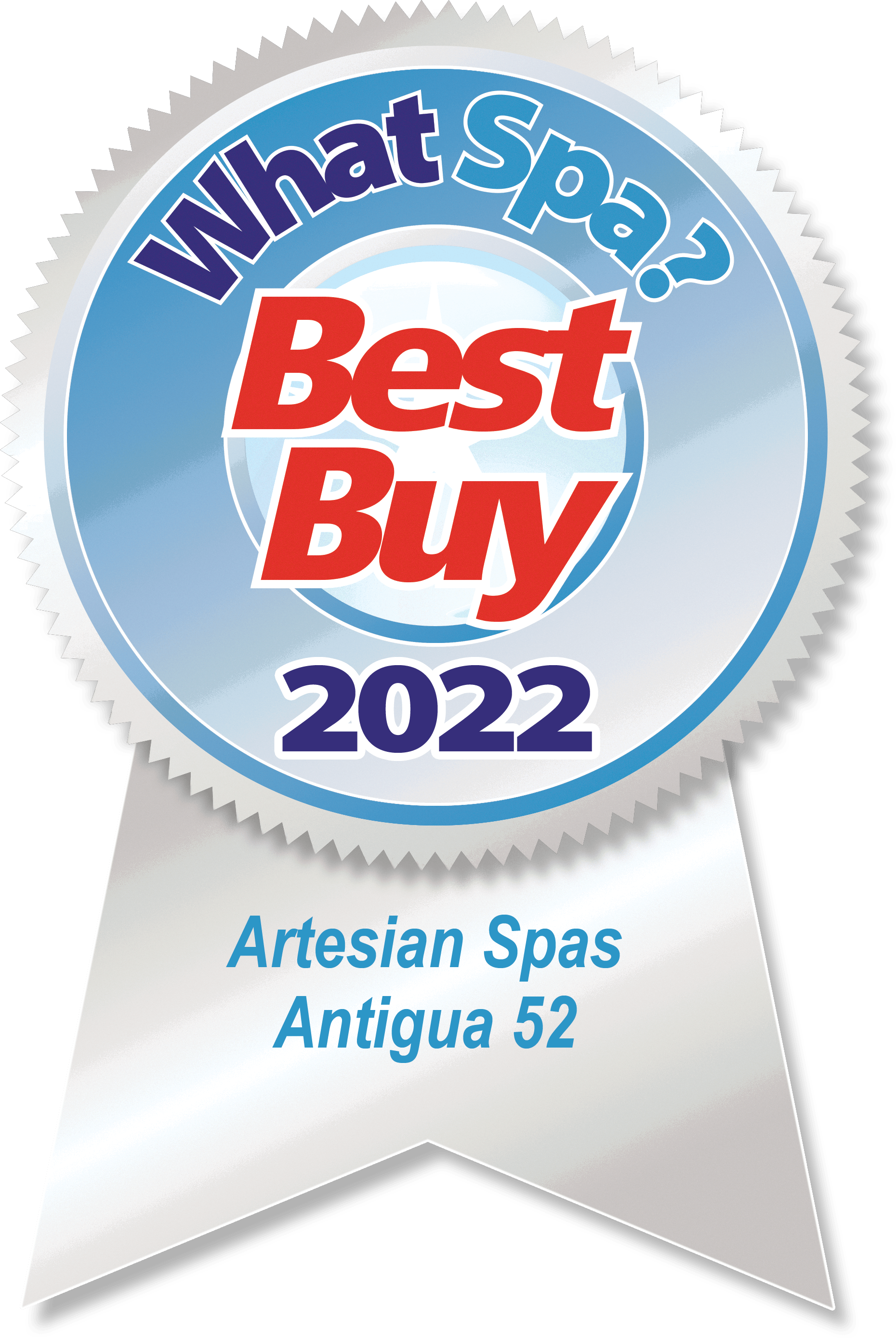 Artesian Spas Antigua 52 what spas logo
