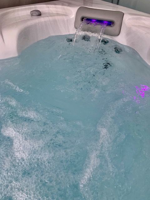 Waterfall of the 743D DX from Hot Tub Haven in Surrey, Sussex and London
