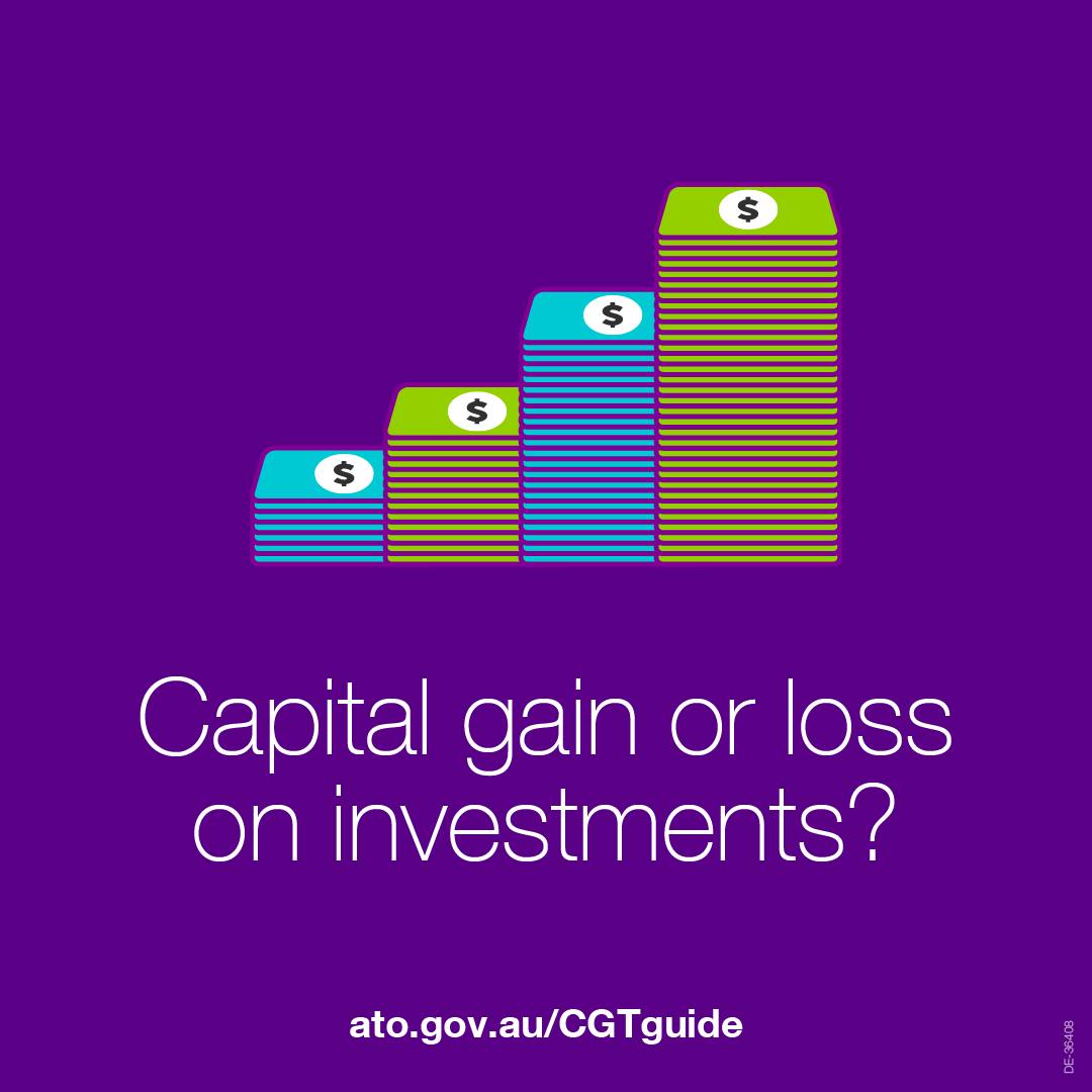 Capital gain or loss on investments