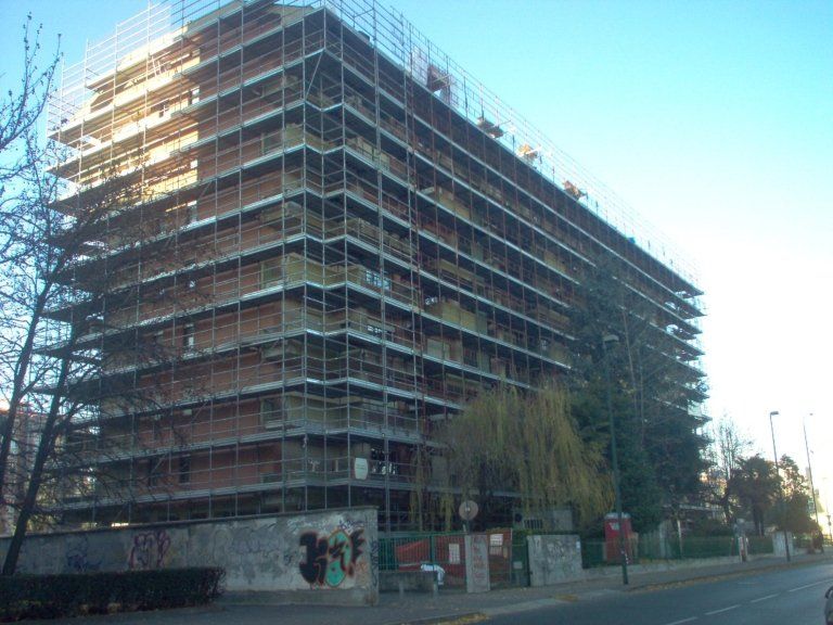 bonifica da amianto di un palazzo