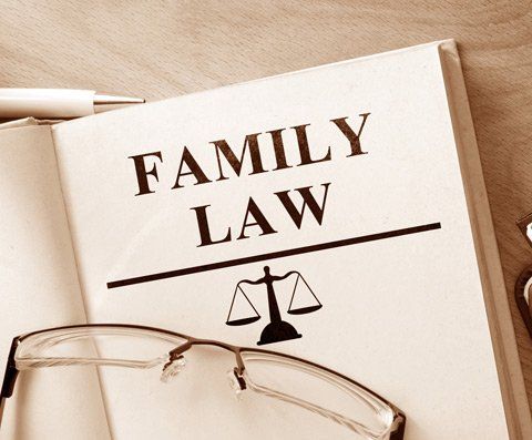 Family Law — Eye Glass Over Family Law Book in Batesville, AR