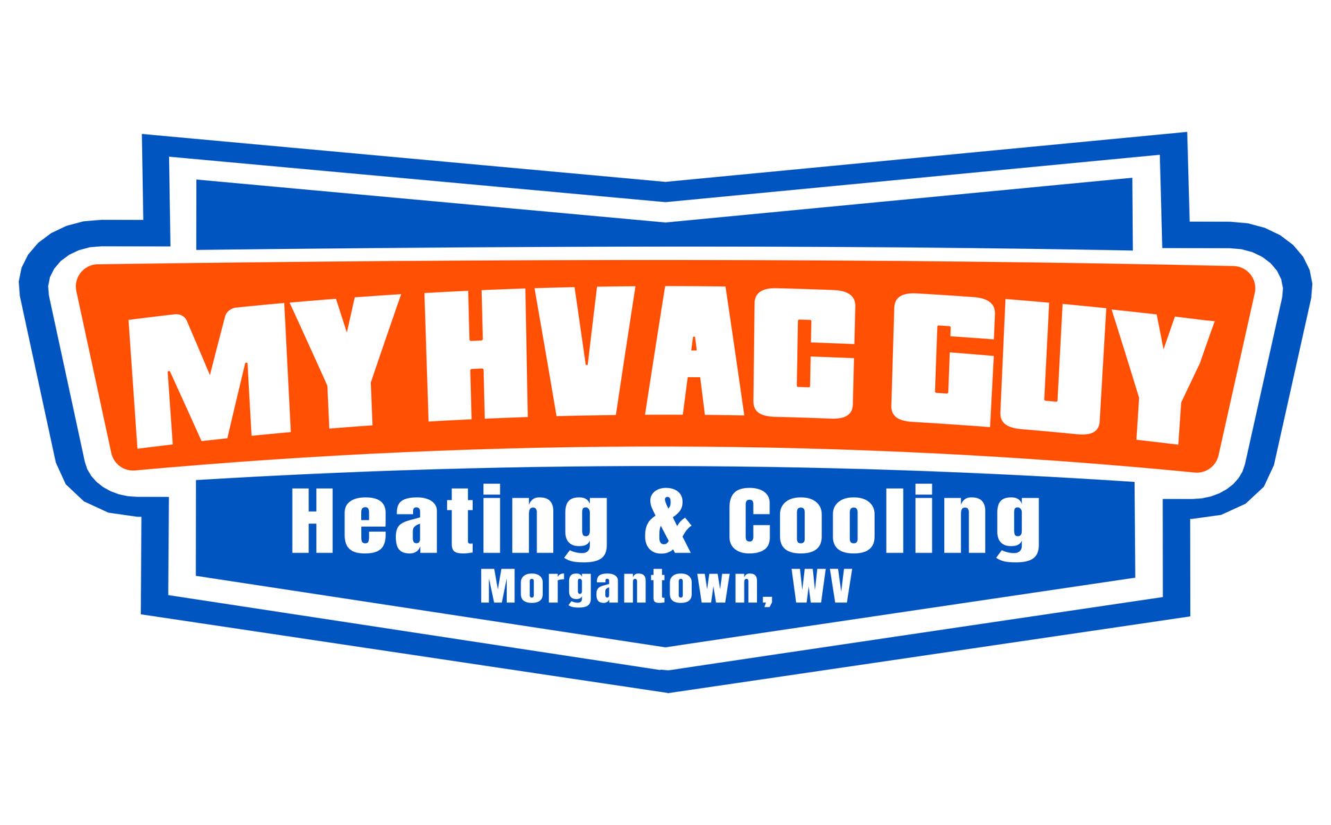 The logo for my hvac guy heating and cooling in morgantown , wv. The logo for my hvac guy heating and cooling in morgantown , wv.