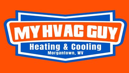The logo for my hvac guy heating and cooling in morgantown wv