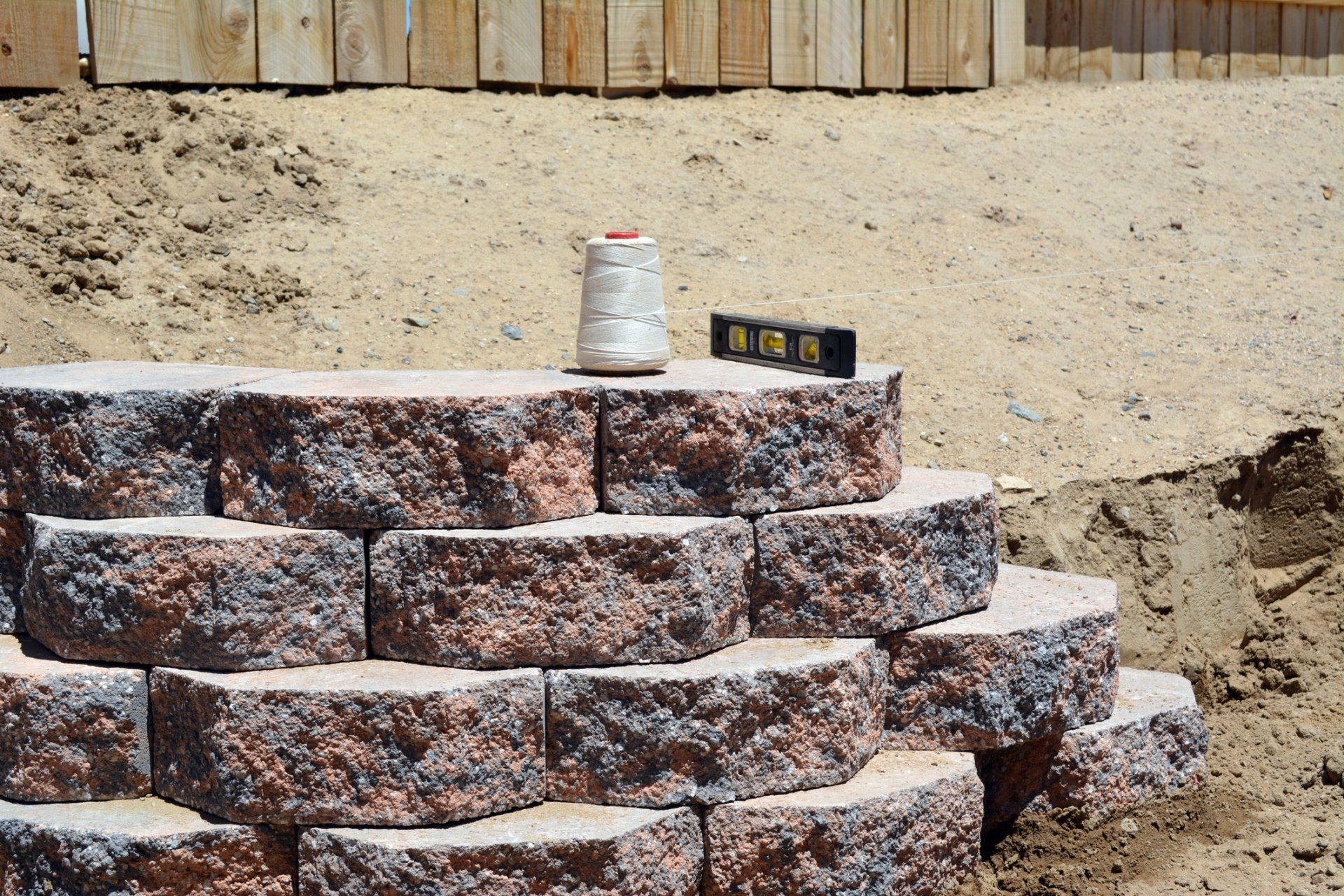 block retaining wall