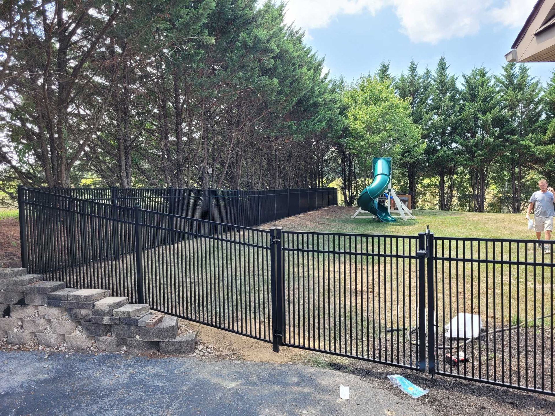 Black aluminum fences — Shippensburg, PA — Nealy Fence