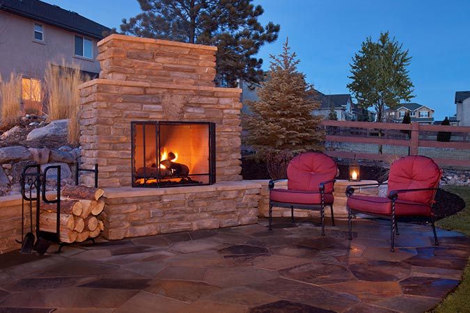 Hardscaping Supplies — Outdoor Fireplace in Carlisle, PA
