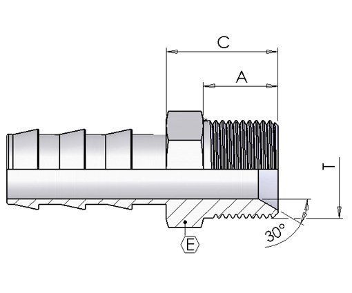 Low pressure connection