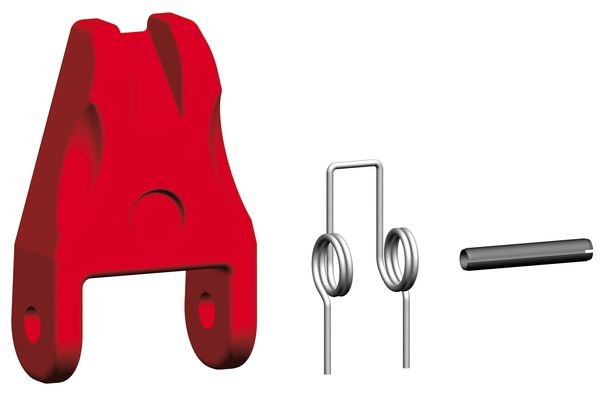 Fermo di sicurezza forgiato e verniciato