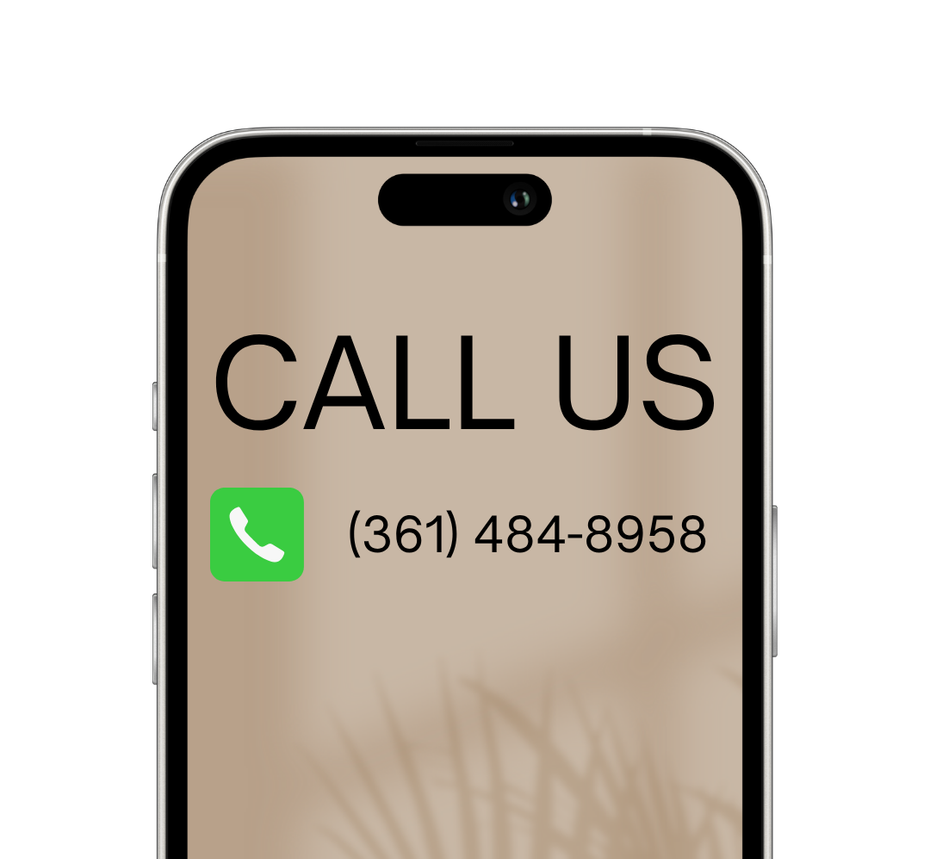 A cell phone with the words call us on it
