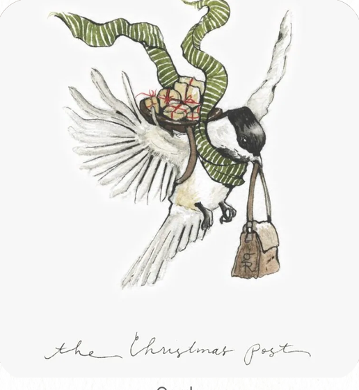 Card, “Christmas Post”, (17-K-1)