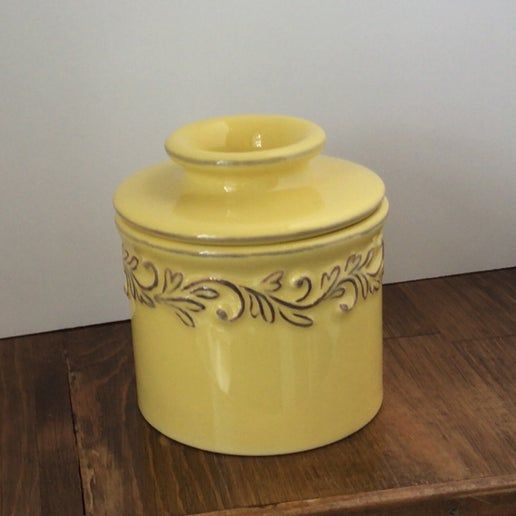 21-D-3 Butter Bell Crock, Goldenrod, (The Original Butter Bell Crock, from Faire)