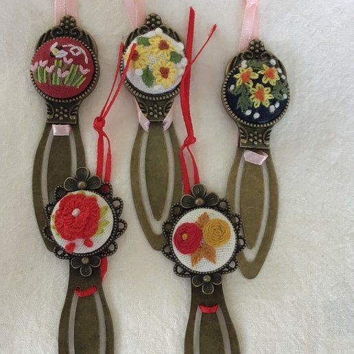 Bookmarks, Embroidery, (96-C-1)