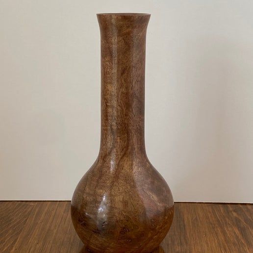 Bud Vase, Wood, Handmade, (77-A-2)