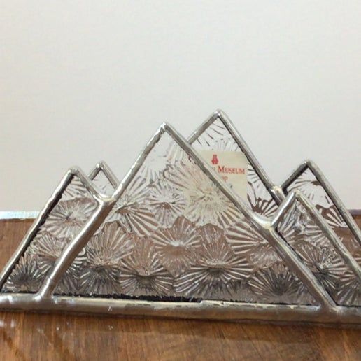 Business Card Holder, Crystal, (70-B-3))